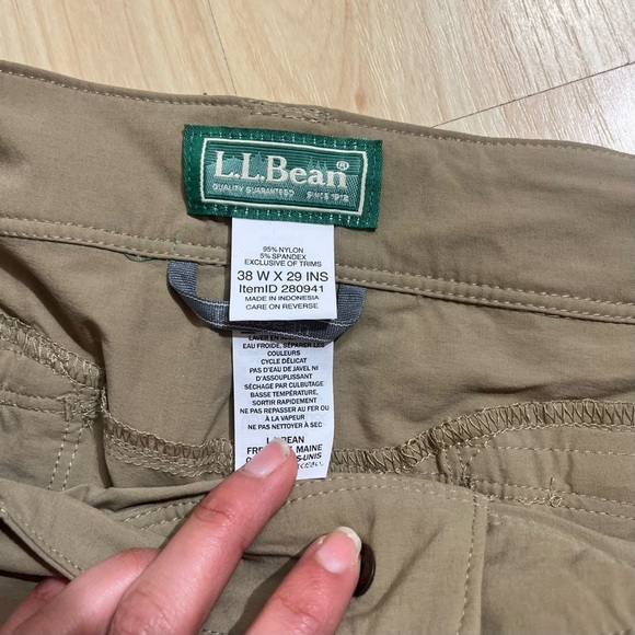 L.L Bean Hiking Men's Water-Resistant Cresta Hiking Pants, Standard Fit 38X29 - Picture 6 of 7